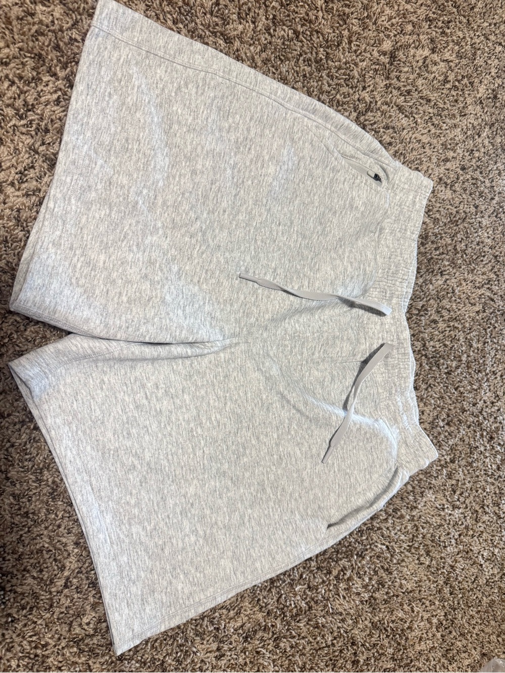 90 Degree Light Gray Men  Drawstring Shorts